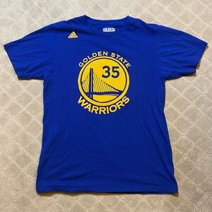 Adidas Golden State Warriors Kevin Durant T shirt. Size: Men’s M